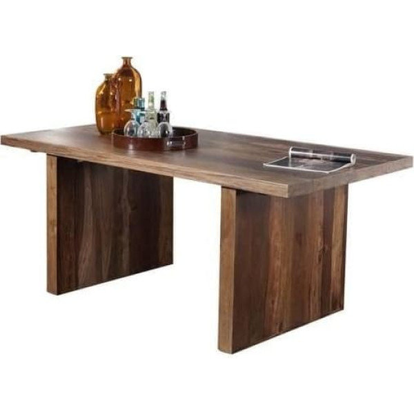 Massivmoebel24.De massivmoebel24 Sheesham Wood Solid Furniture Lacquered Dining Table 240x100 Solid Furniture Solid Wood Walnut Duke #105