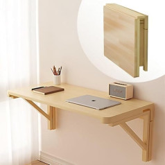 Generisch Wall Desk, Folding Dining Table, Wall Mounted Folding Table, Office Desk, Floating Laptop Desk, Wall Mounted Folding Workbench for Study, Bedroom