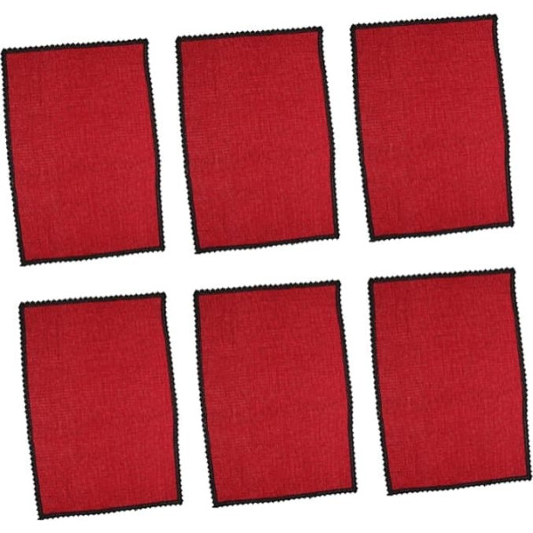 Aboofan Elegante Dekorative Tischsets Aus Spitze 6er-Pack Waschbar Hitzebeständig Tischsets Für Küche Und Esszimmer