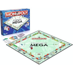 Winning Moves Monopoly Mega Board Games, Board Games for Adults, Board Games for Children, Board Games for 2, 2 to 6 People, Ages 8 and Up