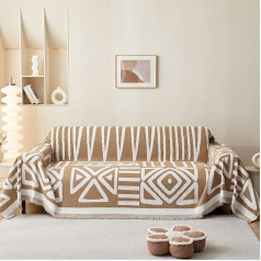 SHANNA Sofa Throw Blanket 1/2/3/4 Seater, Chenille AB Sides, Can Be Used All Year Round Sofa Cover, L Shape U Corner Sofa, Large Sofa Cover, Versatile Sofa Throw, Couch Cover, Sofa Cover, Futon Cover