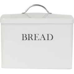 Garden Trading 1-Piece Garden Trading Bread Bin, Chalk White