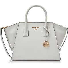 MICHAEL KORS Women's Avril LG TZ Satchel Bag, Opticwhite, Opticwhite