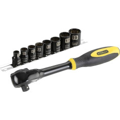 Stanley 094606 FatMax Rotator Socket Set 3/8-inch Drive (9 Pieces)