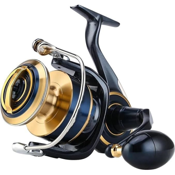 Fishing Reels 8000P 18000H 20000H Spinning Fishing Reel Jigging Reel MQ Body Magsealed Big Saltwater Fishing Tackle Carp Reel (Color : 8000-P)