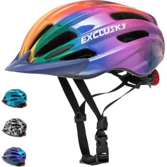Exclusive Kids Kids Boys Girls Bicycle Helmet Age 5-13 Years Adjustable 50-57cm