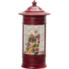 Konstsmide 4267-550 LED Water Lantern Letterbox with On/Off Switch 5 Hours Timer 1 Warm White Diode Battery Operated USB Indoor 0.1 W Battery: 3 x AA 1.5 V (Excl.)