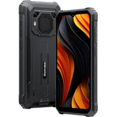 Blackview BV6200 Plus Outdoor Mobile Phone, 24GB + 256GB, 11000mAh Battery, 3W 98dB Ultra-loud Speaker, 16MP + 13MP, 6.56 Inch HD+, Android 14 Dual SIM IP68 Waterproof Smartphone Without Contract, NFC