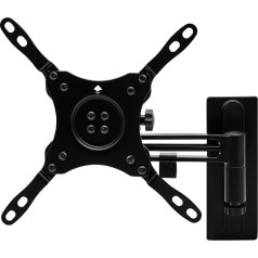 SOTECH TV Wall Mount WH-02-43 1-Arm with Cable Management Swivel-Out Rotatable Tilting TV Mount for 13-43 Inch Screen Diagonal Load Capacity up to 15 kg VESA Compatible