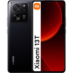 Xiaomi 13T 5G Smartphone, 50MP Leica Triple Camera System, 144Hz AMOLED Display, 4nm Processor MediaTek Dimensity 8200-Ultra, 5000mAh Battery 12GB+256GB (Glossy Black)