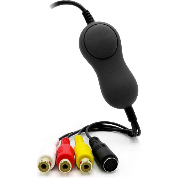 Tech Stor3 USB 2.0 Audio / Video Grabber New MAC APPLE Compatible Version / WINDOWS 10 New Software VHS video adapter to record your old VHS