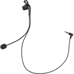 Headphones with Cable and Microphone, Referee Headset In-Ear Headphones, with a 3.5 mm Audio Jack, for V6 Pro, V6C, V4 Plus, V4C Plus, FBIM Intercom