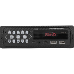 Single DIN Car Radio Player, Multimedia Car Player, Supports U Disk, AUX, Bluetooth Memory Card, HD, Lossless Music, USB Car Player