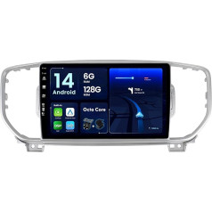 BXLIYER - 6G+128G - Android 12 IPS Car Radio Fits KIA Sportage4 KX5 (2016-2018) - Wireless CarPlay/Android Car/DSP - LED Camera & Mic - 9 Inch 2 DIN - DAB Steering Wheel Control Fast Boot 360 Camera