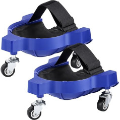 MXBAOHENG Rolling Knee Pads, Swivel Castor Knee Pads, Rolling Knee Pads, Multifunctional Sliding Knee Pads with 3 Rotating Universal Wheels for Laying Tiles
