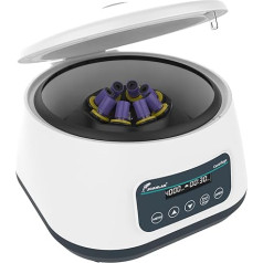 JOANLAB Laboratory Centrifuge Machine 2ml/5ml/10ml x 8, 15ml x 4 Table Centrifuges Low Speed 500-4000rpm, 2180xg RCF Digital Benchtop Centrifuges with Timer