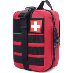 Honestptner Molle Pouch, Sturdy 600D Nylon Tactical Medical Pouch,Rip-Away EMT First Aid Pouch (Bag Only)