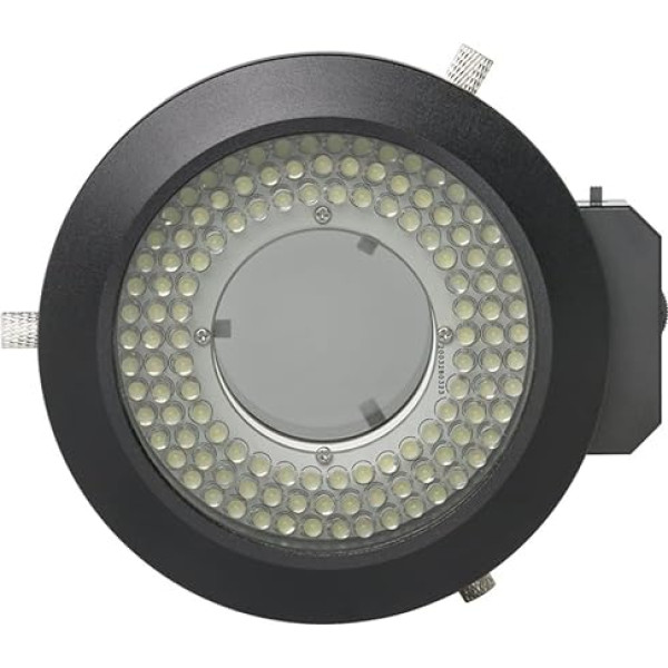 Microscope Microscope Lighting Pack of 120 LED Ring Lights Diameter 62 mm with Polariser Adjustable Light Source Polarised Lamp Suitable for Stereo Microscope Video Microscope (LED Light)