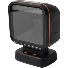 QR Barcode Reader, Desktop Barcode Scanner, Automatic Detection Barcode Scanner Kit, Platform Scanner for Supermarket, Pharmacy, Bookstore, Retail Store