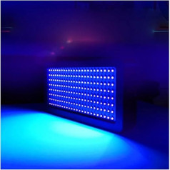 LED UV Gel Curing Lamp, LED High Performance Fan UV Curing Light 1500W 395nm 405nm 365nm Glue Ink UV Green Oil Shadow 3D Printing Resin Curing Light Easy to Use (1 UK)