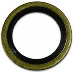 YGTMCMKY 6/8/10/12/14/16 ~ 60 mm Verbundscheibe Metall Gummi Ölablassschraube Dichtung (M20 (10 Stück))