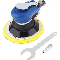 6 Inch Pneumatic Polishing Machine Non Vacuumed Matte Surface 9000RPM Random Orbital with Sanding Pad for Car Polishing/Grinding