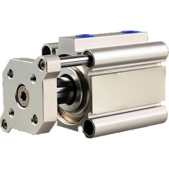 CQMB/CDQMB Serie Pneumatischer dünner Luftzylinder SMC-Typ doppeltwirkende Führungsstange Conpact Bohrung 20 mm 25 mm 32 mm Hub 5-100 mm (Farbe: Hub 15 mm, Größe: CDQMB Bohrung 20 mm)