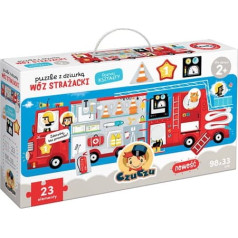 Czuczu Ugunsdzēsēju automašīnas puzle 23 gabali