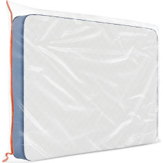 Plastic Mattress Cover 160 x 200 cm (Thickness 30 cm) - Storage Bag for Mattresses - Protection for Your Mattress for Storage, Moving Mattresses Storage Bag with Practical Zip