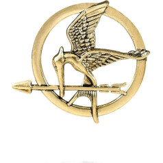 The Hunger Games Victorious Mockingjay Bird Katniss Everdeen Pin Arrow Brooch Bronze