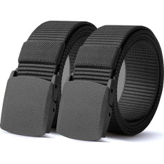 TENINE Tactical Belt, Unisex Belt Nylon Canvas Belt, Tactical Belt, Heavy Duty Military Nylon Web Strap, Riggers Belt