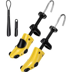 Zawaer Shoe Stretcher, Pack of 2 Shoe Stretchers, Men and Women, 4-Way Shoe Stretcher, Shoe Stretcher, Lightweight and Easy to Wear, Shoe Load, for Adjustable Length and Width Shoe Width with Shoe