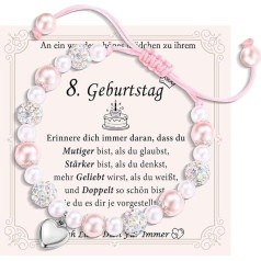FAOMZQ 4-8 Birthday Gift for Girls, Bracelet Gifts for Girls Daughter Sister Girlfriend Niece Granddaughter Goddaughter 4-8th Birthday Gift