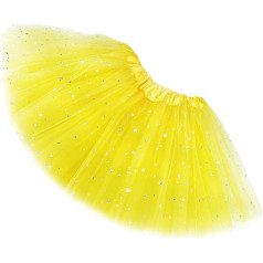 Ugitopi Sparkle for Girls Princess Ballet Dance Layered Tulle Tutu Skirts Skirt