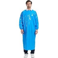 Nanxson Unisex Waterproof Long Sleeve Apron TPU Eco Friendly Kitchen Work Apron Meat Apron Butcher Apron