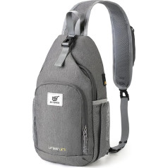 SKYSPER Chest Bag Lightweight Sling Bag Men's Small Shoulder Backpacks Waterproof Crossbody Pack Shoulder Bag for Hiking Outdoor Travel