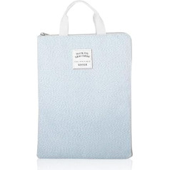 iSuperb® A4 Document Organizer Bag Holder iPad Bag Case Waterproof Roomy Bag for Men Women (Gray)