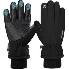 coskefy Thinsulate Winter Gloves, Warm Touchscreen Gloves for Men and Women, Waterproof Ski Gloves, Windproof Cycling Gloves for Skiing, Hiking, Outdoor