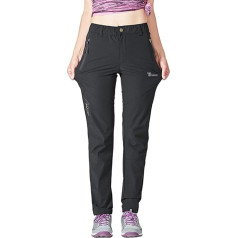 donhobo Women's Outdoor Hiking Trousers, Quick-Dry Camping, Trekking Trousers, Functional, Ultralight, Wear-Resistant, UV Resistant, Breathable