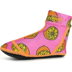 Duukies Girls Pink Lemon Lemon Non-Slip UV Protection Swimming Socks