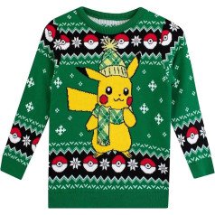 Pokemon Boys Pickachu Christmas Jumper