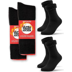 Occulto Damen & Herren Ultra Thermosocken 2er Pack (Modell: Yuki)