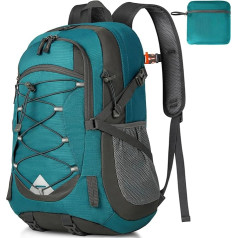 IGOLUMON Hiking Backpack Men Women 40L Waterproof Backpack Lightweight Foldable Travel Backpack Trekking Backpack with Reflective Strips for Cycling, Climbing, Mountaineering and Travel Sports, Green,