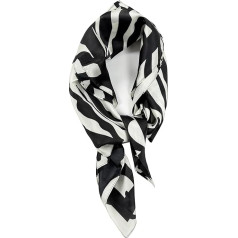 Van Der Rich ® - Elegant Scarf with Silk Satin Effect Square Scarf - Women