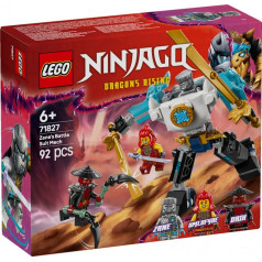 Ninjago ķieģeļi 71827 Mech kaujas bruņas zanea