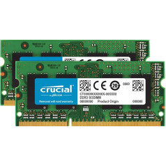 Crucial RAM CT2KIT102464BF160B 16GB Kit (2x8GB) DDR3 1600 MHz CL11 laptop memory kit