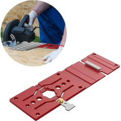 340mm Rail Saw 90 Degree Track Saw Square Silver Circular Saw Guide Angle Stop Compatible with DeWalt Guide Rail