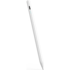 Skārienjūtīga pildspalva ar aktīvā zīmuli Apple iPad Pro Air Mini 130mAh USB-C - balta