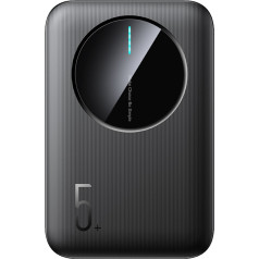 Powerbank JR-PBF13 5000mAh 2.4A 2x USB-A 1x USB-C - melns