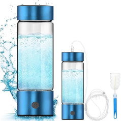 Hydrogen Water Bottle, C-type Rechargeable Hydrogen Water Bottle Generator, Three Minutes Fast Electrolysis, 460ml Portable Hydrogen Water Generator, Suitable for Office, Daily Life, Travel